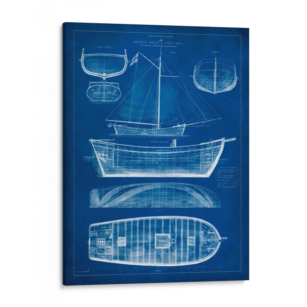 Buque Blueprint Ii - Studio W | Cuadro decorativo de Canvas Lab