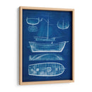 Buque Blueprint Ii - Studio W | Cuadro decorativo de Canvas Lab