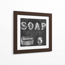 Signos De Baño De Pizarra I - June Erica Vess | Cuadro decorativo de Canvas Lab