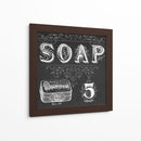 Signos De Baño De Pizarra I - June Erica Vess | Cuadro decorativo de Canvas Lab