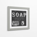 Signos De Baño De Pizarra I - June Erica Vess | Cuadro decorativo de Canvas Lab
