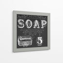 Signos De Baño De Pizarra I - June Erica Vess | Cuadro decorativo de Canvas Lab