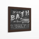 Signos De Baño De Pizarra Ii - June Erica Vess | Cuadro decorativo de Canvas Lab