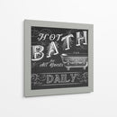 Signos De Baño De Pizarra Ii - June Erica Vess | Cuadro decorativo de Canvas Lab