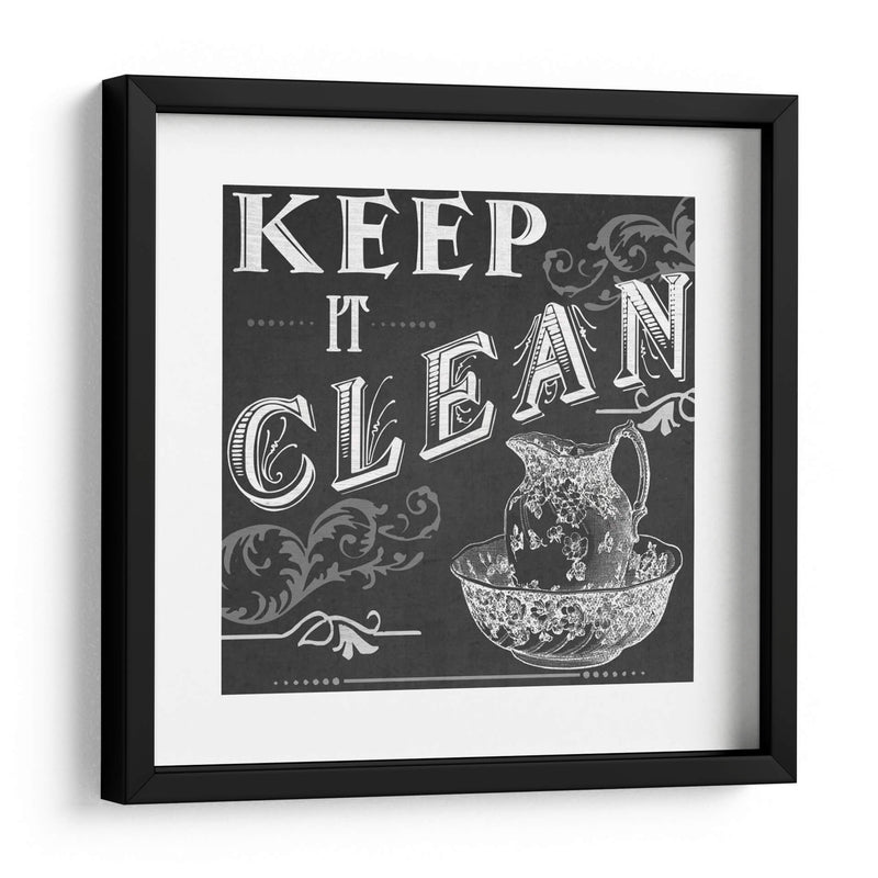 Signos De Baño De Pizarra Iv - June Erica Vess | Cuadro decorativo de Canvas Lab