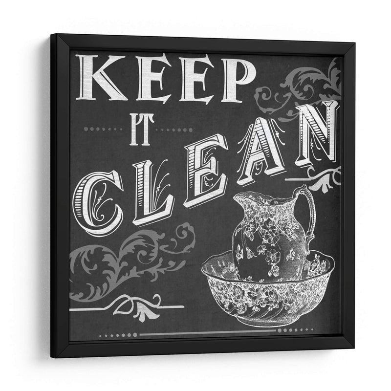 Signos De Baño De Pizarra Iv - June Erica Vess | Cuadro decorativo de Canvas Lab