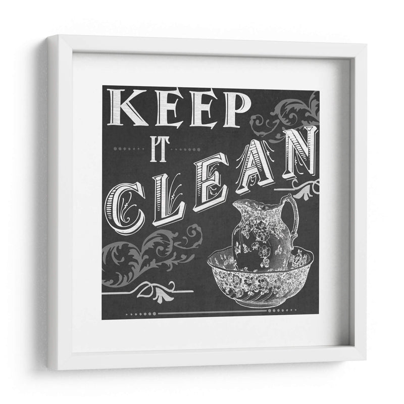 Signos De Baño De Pizarra Iv - June Erica Vess | Cuadro decorativo de Canvas Lab