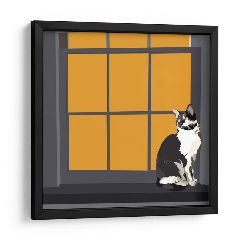 Gato En Un Alféizar De La Ventana I - Emily Kalina | Cuadro decorativo de Canvas Lab