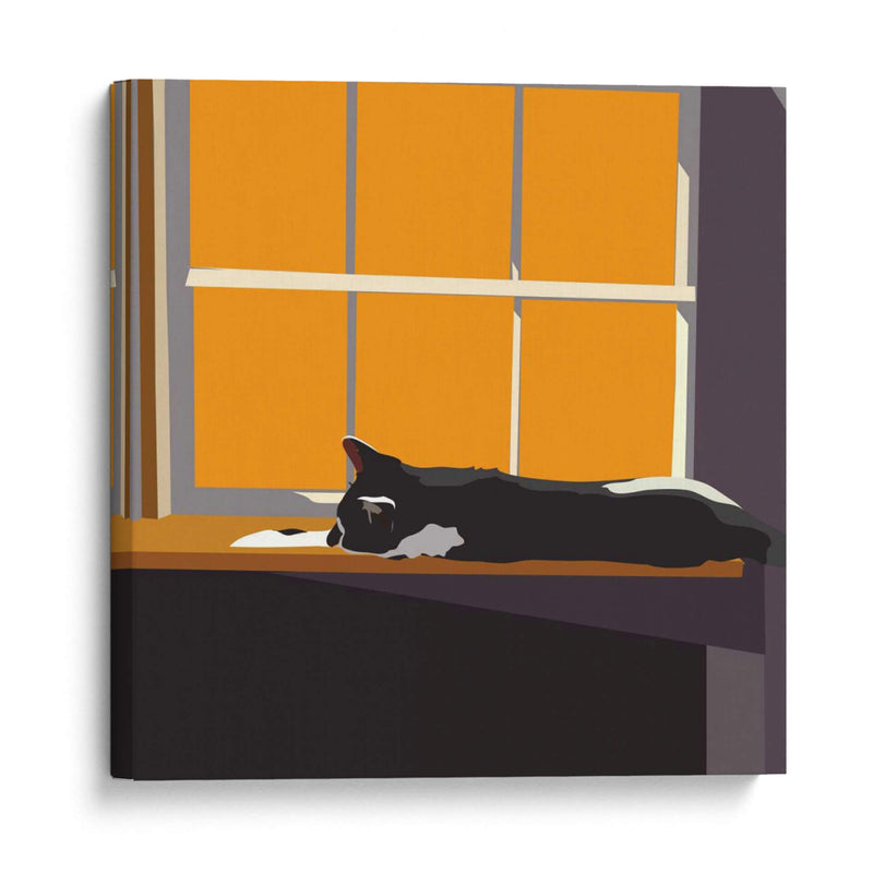 Gato En Un Alféizar De Ventana Ii - Emily Kalina | Cuadro decorativo de Canvas Lab