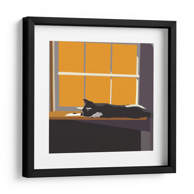 Gato En Un Alféizar De Ventana Ii - Emily Kalina | Cuadro decorativo de Canvas Lab