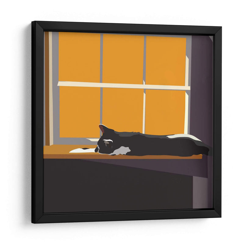 Gato En Un Alféizar De Ventana Ii - Emily Kalina | Cuadro decorativo de Canvas Lab