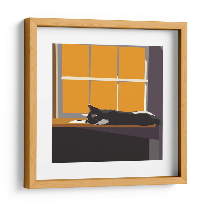 Gato En Un Alféizar De Ventana Ii - Emily Kalina | Cuadro decorativo de Canvas Lab