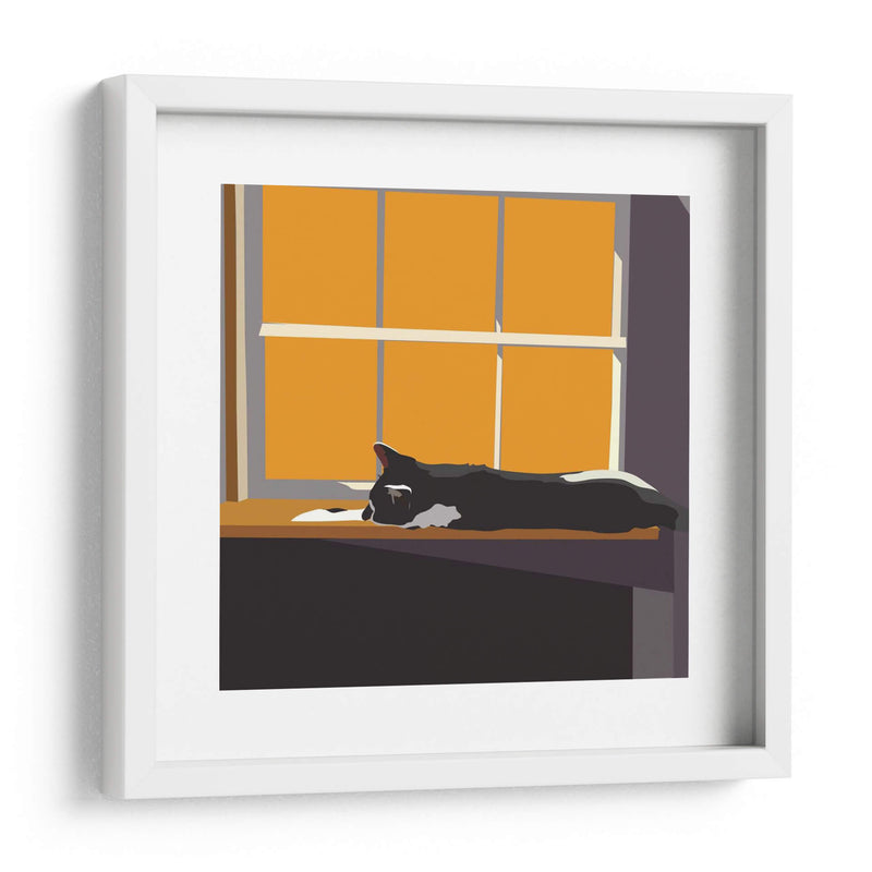 Gato En Un Alféizar De Ventana Ii - Emily Kalina | Cuadro decorativo de Canvas Lab