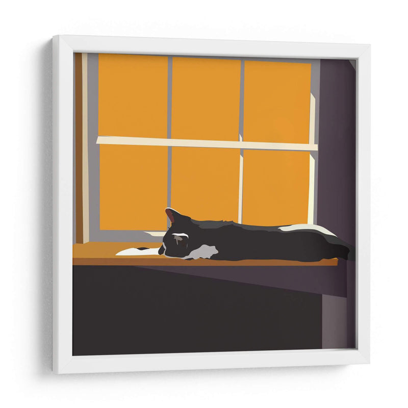 Gato En Un Alféizar De Ventana Ii - Emily Kalina | Cuadro decorativo de Canvas Lab