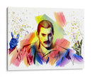 Freddie Mercury en acuarela | Cuadro decorativo de Canvas Lab