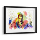 Freddie Mercury en acuarela | Cuadro decorativo de Canvas Lab
