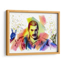 Freddie Mercury en acuarela | Cuadro decorativo de Canvas Lab