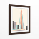 Arquitectura De Pastel Gráfico I - Green Lili | Cuadro decorativo de Canvas Lab