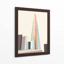 Arquitectura De Pastel Gráfico I - Green Lili | Cuadro decorativo de Canvas Lab