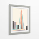 Arquitectura De Pastel Gráfico I - Green Lili | Cuadro decorativo de Canvas Lab