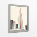Arquitectura De Pastel Gráfico I - Green Lili | Cuadro decorativo de Canvas Lab
