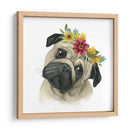 Flor Crown Pup I - Grace Popp | Cuadro decorativo de Canvas Lab