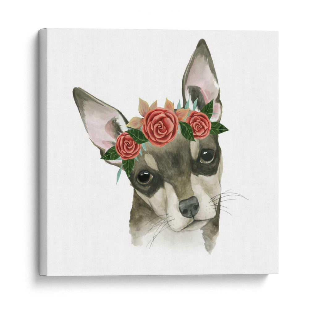 Flor Crown Pup Iii - Grace Popp | Cuadro decorativo de Canvas Lab