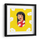 Lilo sobre amarillo | Cuadro decorativo de Canvas Lab