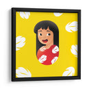 Lilo sobre amarillo | Cuadro decorativo de Canvas Lab