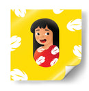 Lilo sobre amarillo | Cuadro decorativo de Canvas Lab