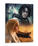 Lobo y dragón | Cuadro decorativo de Canvas Lab