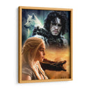 Lobo y dragón | Cuadro decorativo de Canvas Lab