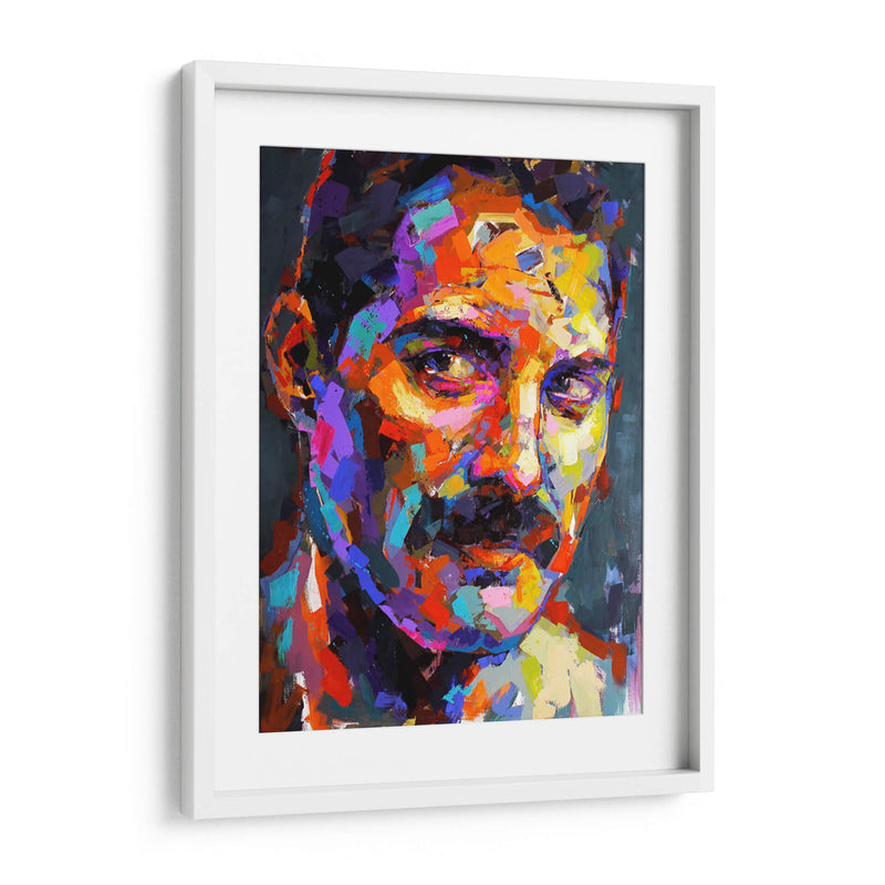 Los colores de Freddie Mercury | Cuadro decorativo de Canvas Lab