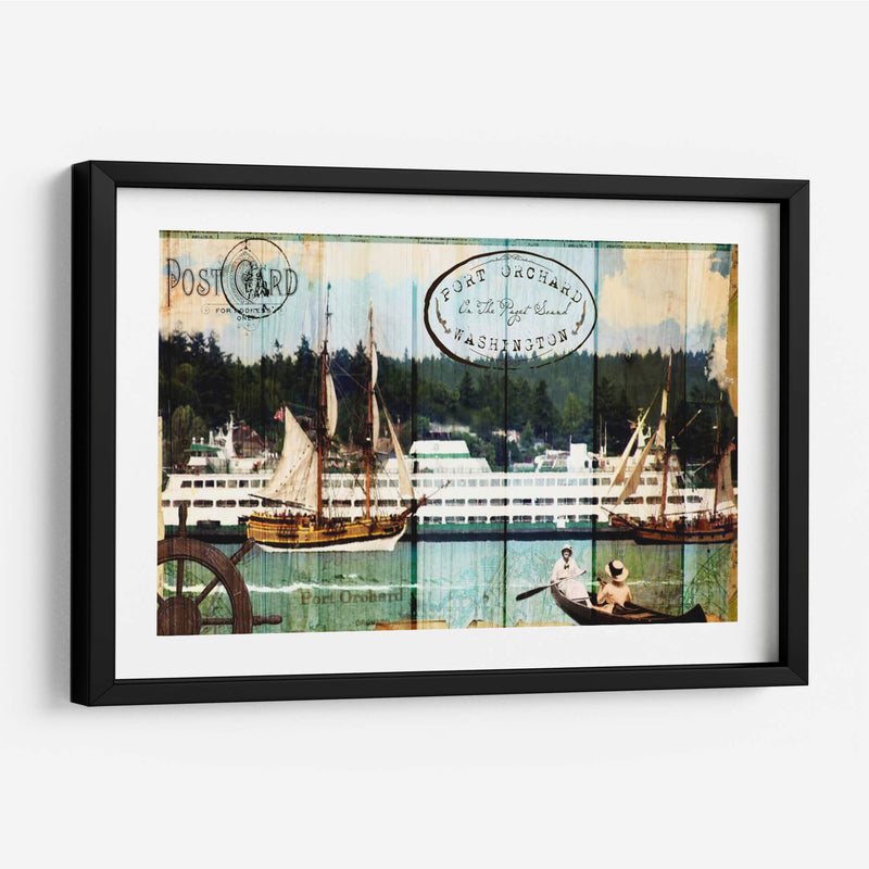 Barcos Altos En El Sonido - Sandy Lloyd | Cuadro decorativo de Canvas Lab