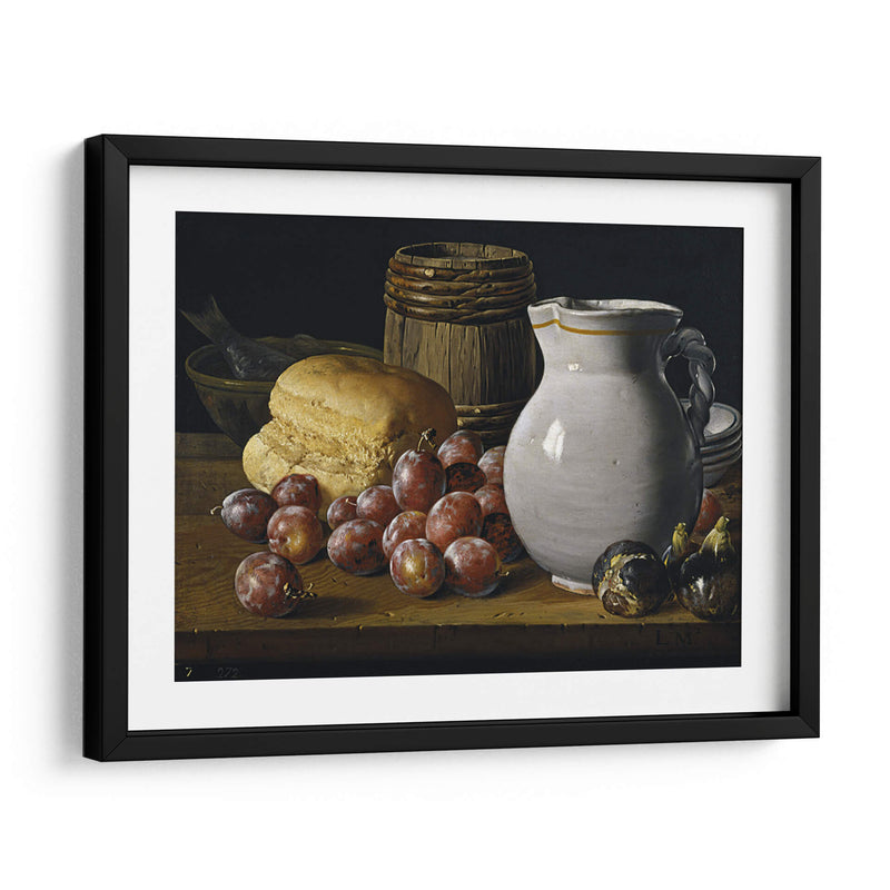 Naturaleza muerta con ciruelas - Luis Meléndez | Cuadro decorativo de Canvas Lab