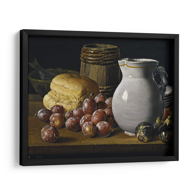 Naturaleza muerta con ciruelas - Luis Meléndez | Cuadro decorativo de Canvas Lab