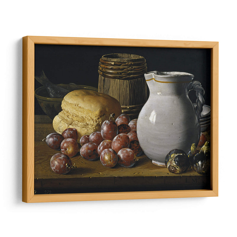 Naturaleza muerta con ciruelas - Luis Meléndez | Cuadro decorativo de Canvas Lab