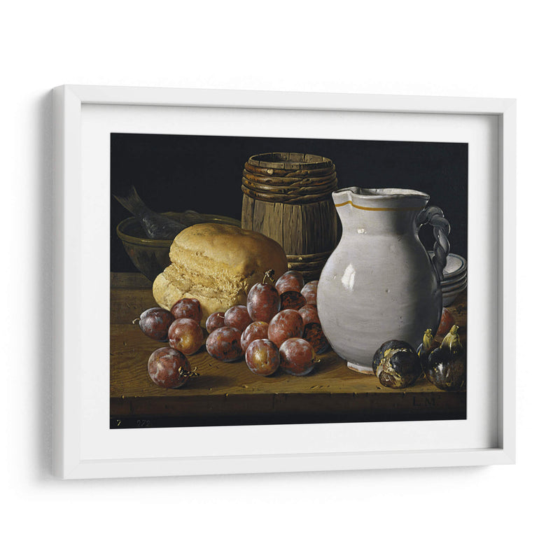 Naturaleza muerta con ciruelas - Luis Meléndez | Cuadro decorativo de Canvas Lab