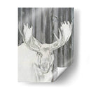 Barnwood Lodge Sketch Ii - Jennifer Goldberger | Cuadro decorativo de Canvas Lab