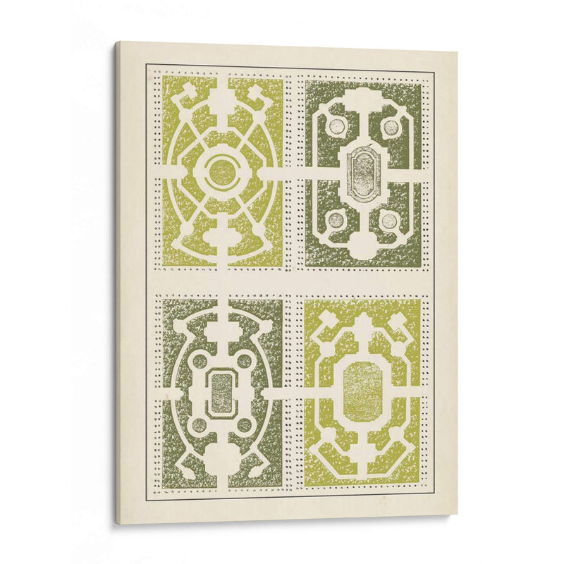 Maze Green Garden Ii - J.F. Blondel | Cuadro decorativo de Canvas Lab