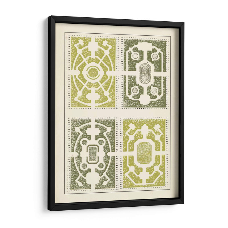 Maze Green Garden Ii - J.F. Blondel | Cuadro decorativo de Canvas Lab