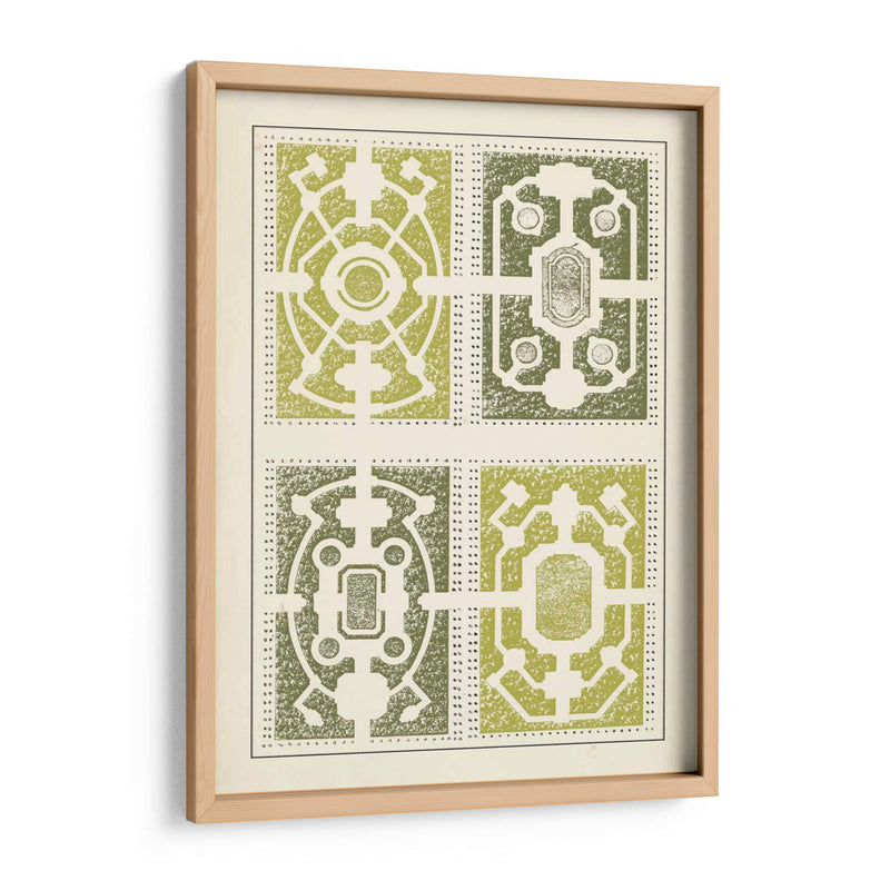 Maze Green Garden Ii - J.F. Blondel | Cuadro decorativo de Canvas Lab