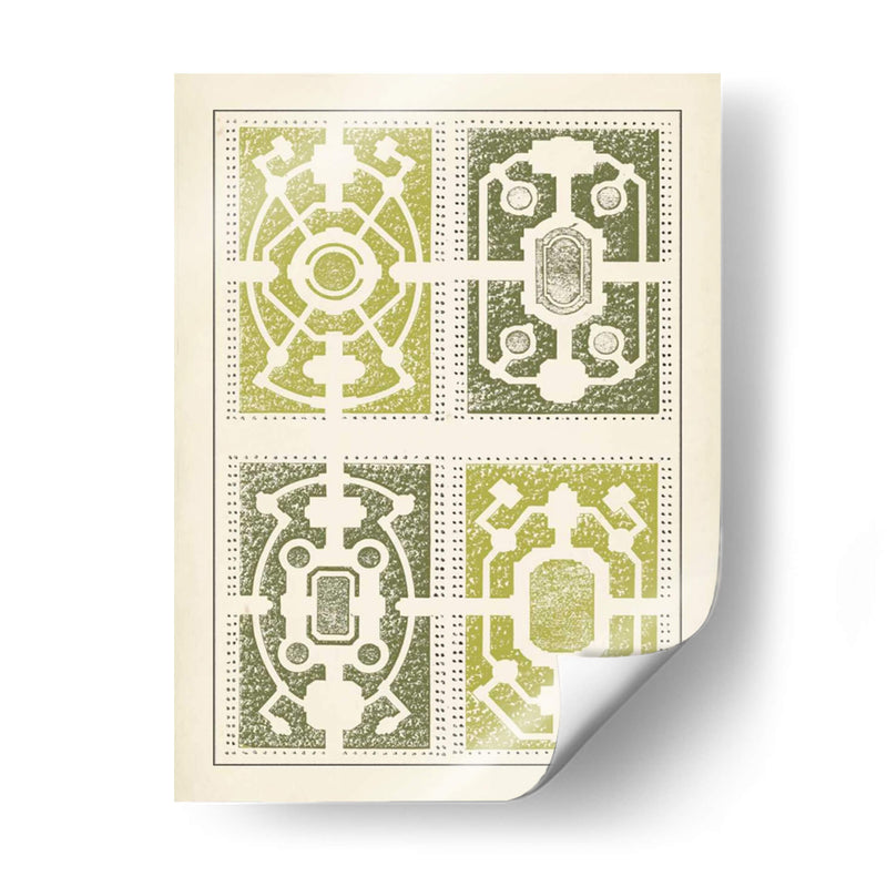 Maze Green Garden Ii - J.F. Blondel | Cuadro decorativo de Canvas Lab