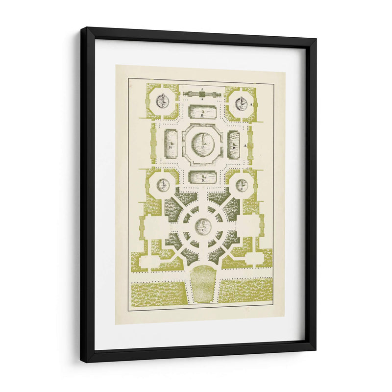 Maze Green Garden Iii - J.F. Blondel | Cuadro decorativo de Canvas Lab