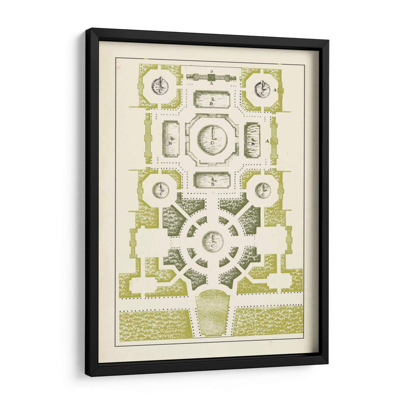 Maze Green Garden Iii - J.F. Blondel | Cuadro decorativo de Canvas Lab