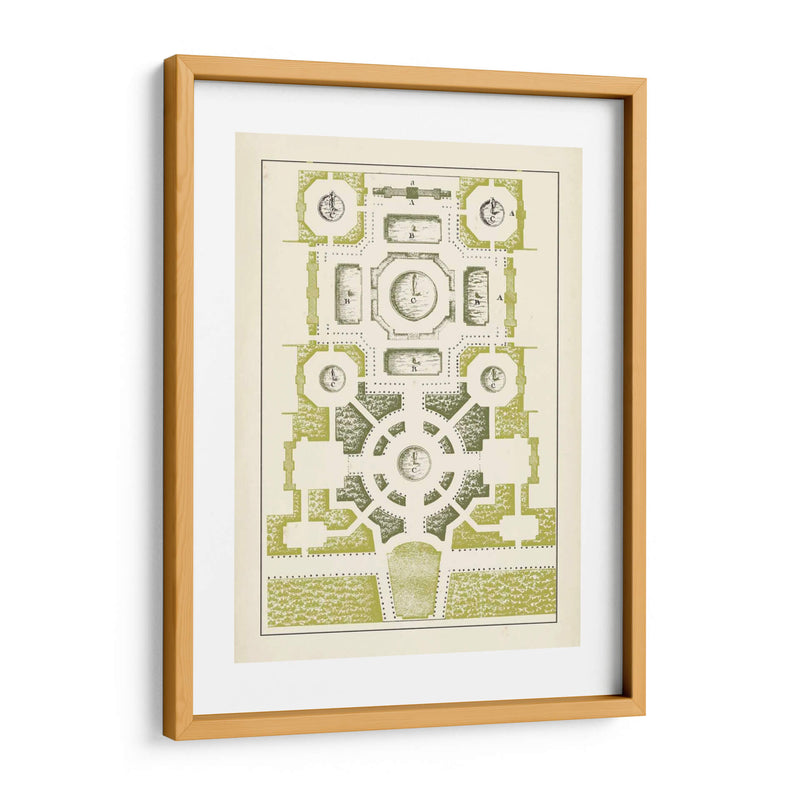 Maze Green Garden Iii - J.F. Blondel | Cuadro decorativo de Canvas Lab