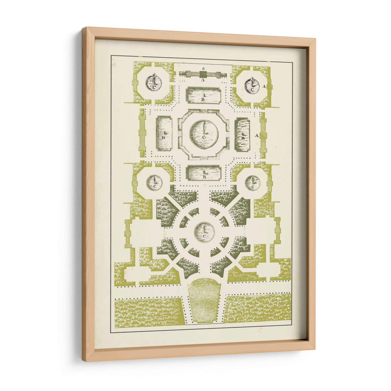 Maze Green Garden Iii - J.F. Blondel | Cuadro decorativo de Canvas Lab