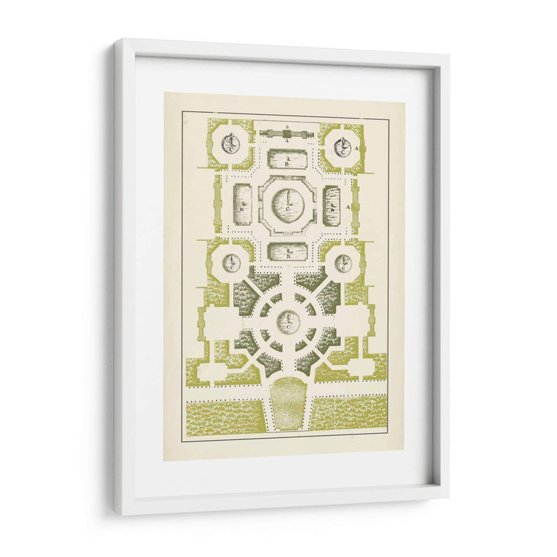 Maze Green Garden Iii - J.F. Blondel | Cuadro decorativo de Canvas Lab