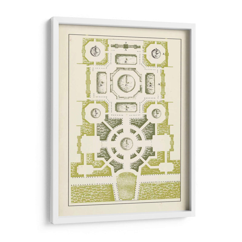 Maze Green Garden Iii - J.F. Blondel | Cuadro decorativo de Canvas Lab