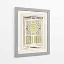Laberinto De Jardín Verde V - J.F. Blondel | Cuadro decorativo de Canvas Lab